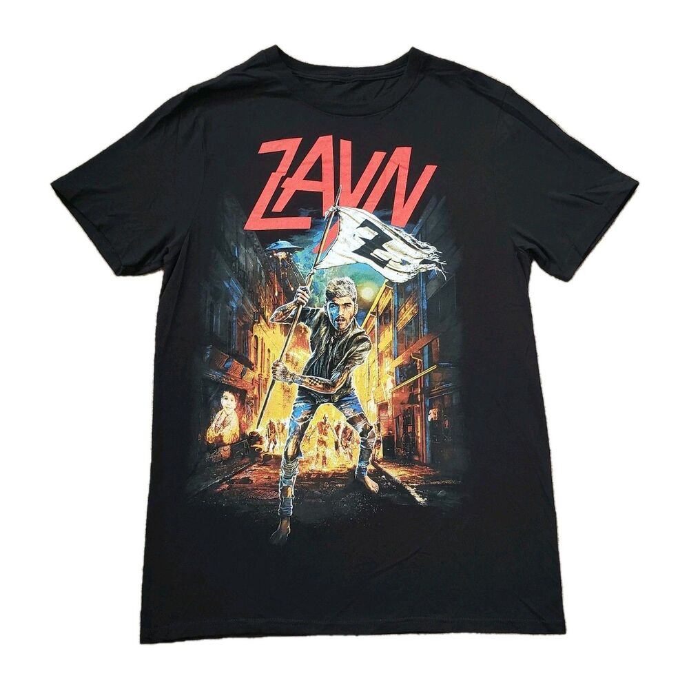 2016 Zayn Malik Zombies Size Small Mens Black Z-Day Apocalypse Hot Topic T-Shirt